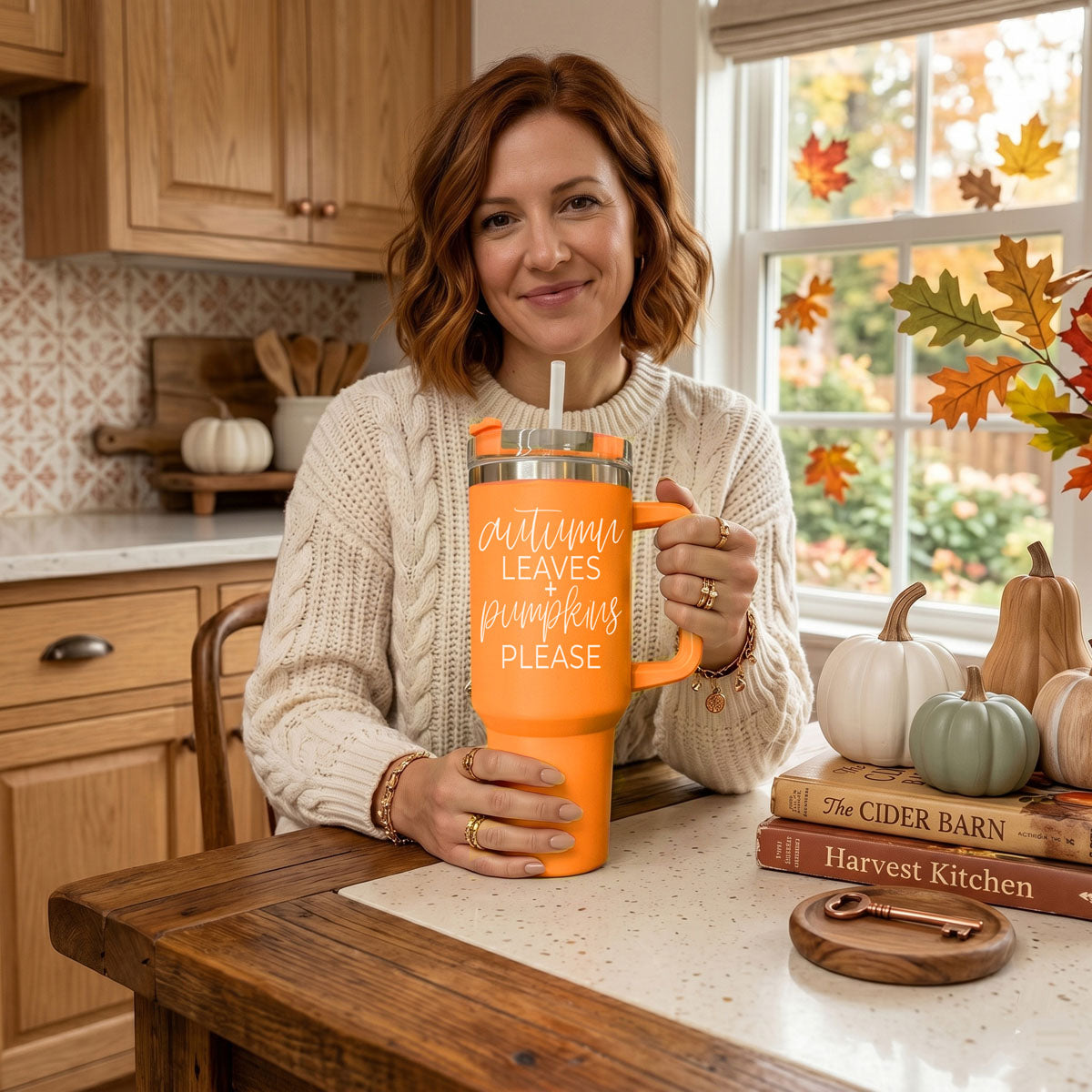 Autumn Leaves 40oz Fall Tumblers - Cart2u.ro
