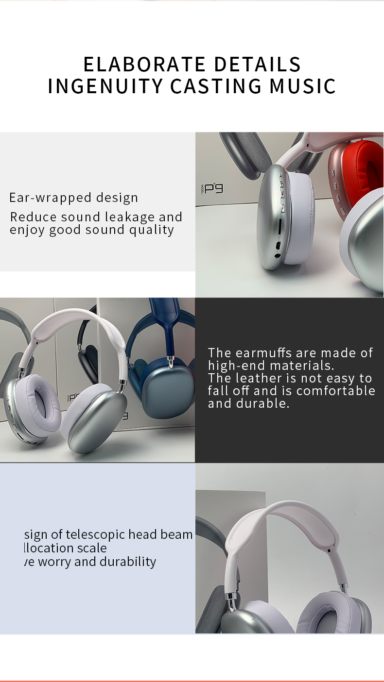 2021 New Wireless Headset HIFI Stereo Bluetooth Headphones - Cart2u.ro