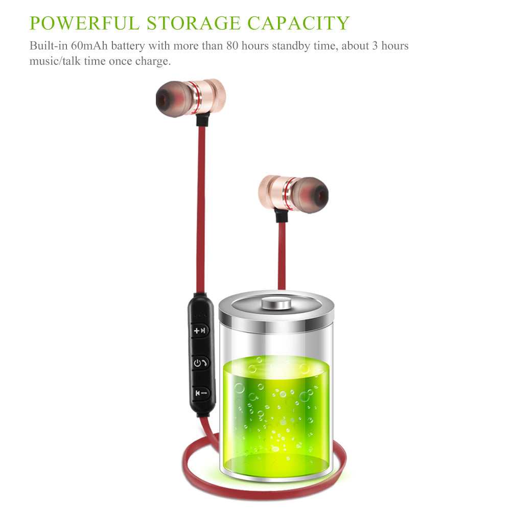 Wireless Bluetooth 4.0 Headset Sports Earphones - Cart2u.ro