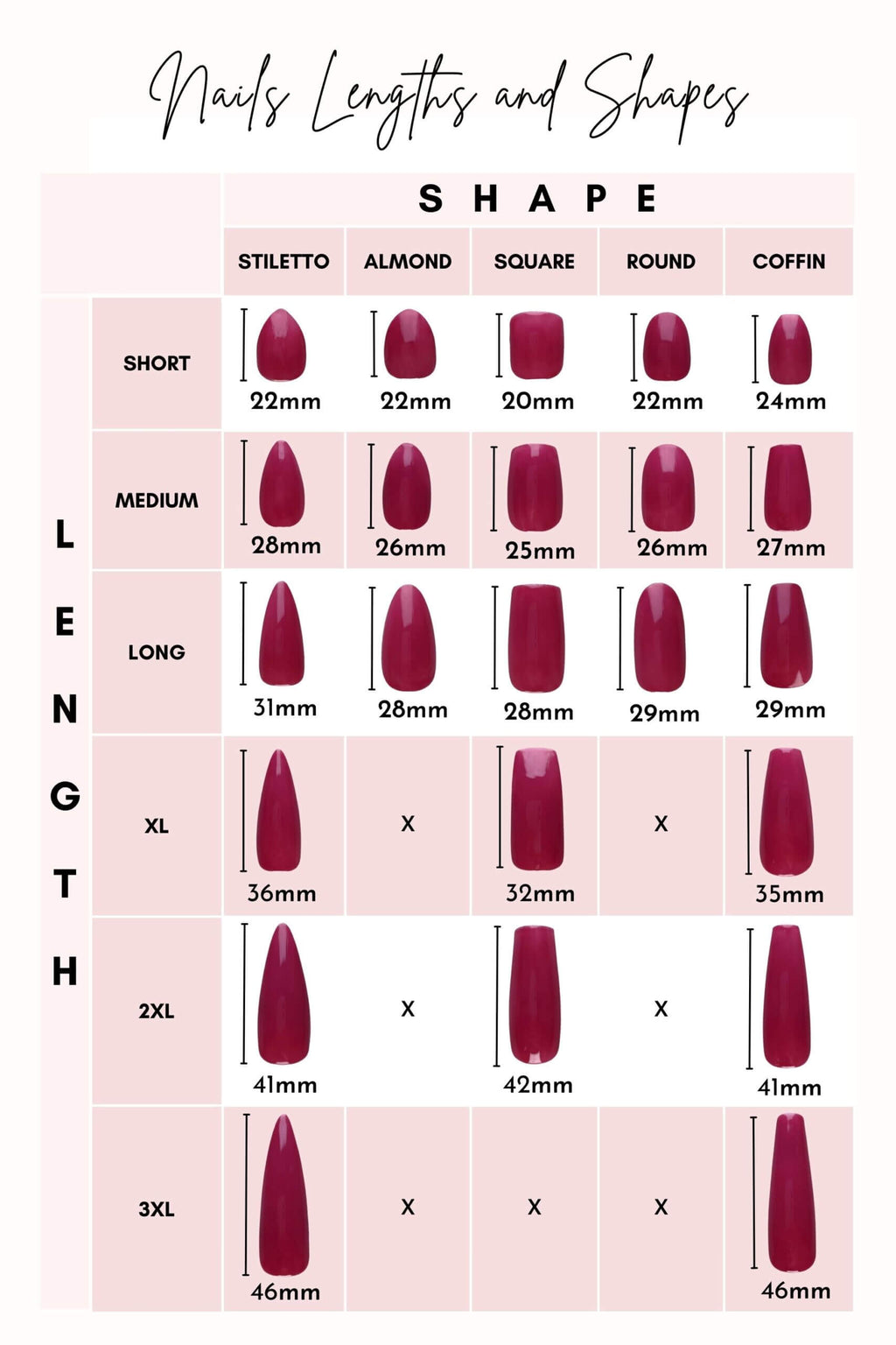 Set unghii false cu manichiură franțuzească "Classy Luxe"