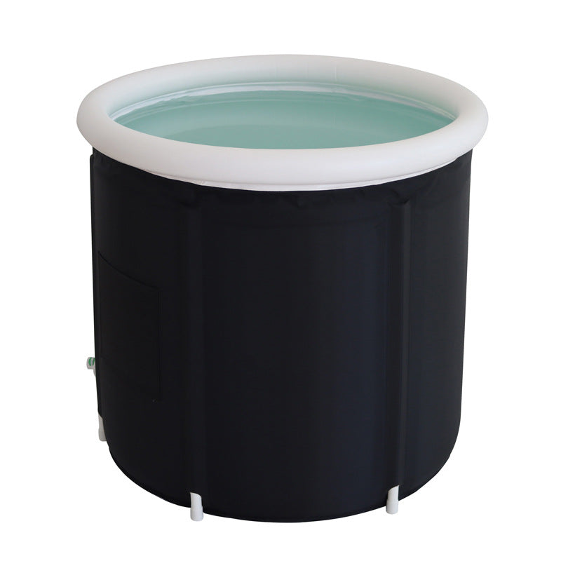 Folding Bath Bucket Black Bath Bucket Adult Thickened Bath Tub - Cart2u.ro