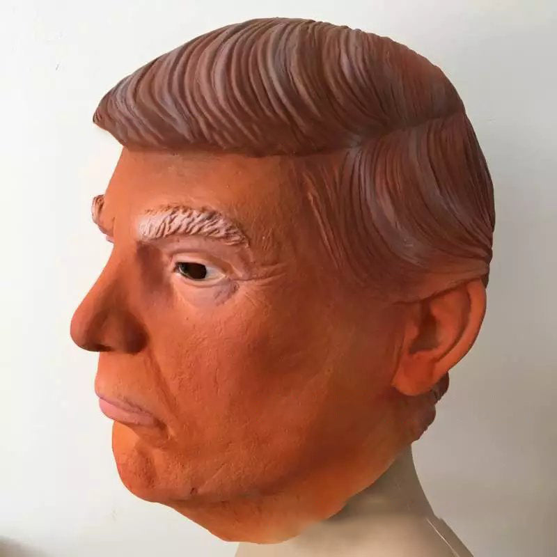 Candidat bărbat Mască de latex Mască maro