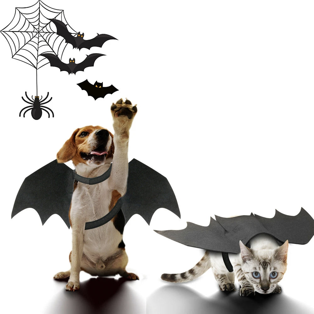 Halloween Pet Bat Wings Costume Cat and Dogs - Cart2u.ro