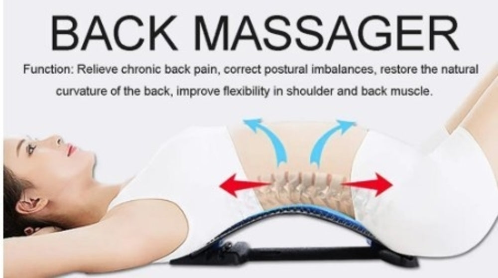 Multiple Level Lumbar Support Massage Stretcher - Cart2u.ro