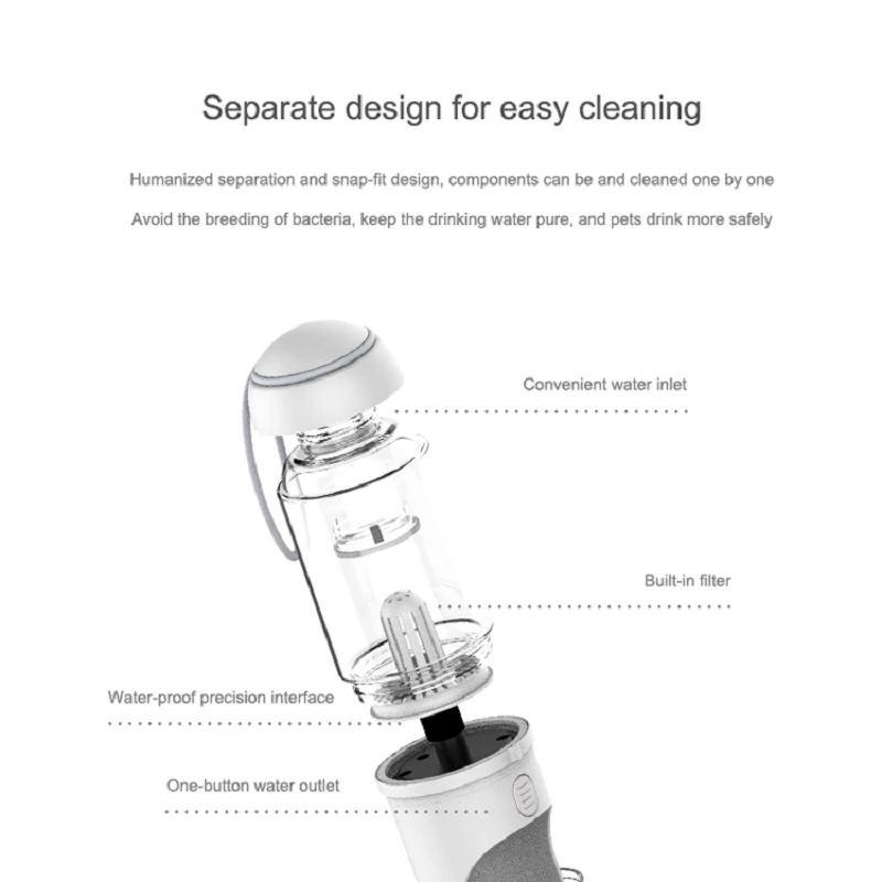 Outdoor Travel Pet Water Dispenser Pet Dog Cat Water Bottle - Cart2u.ro