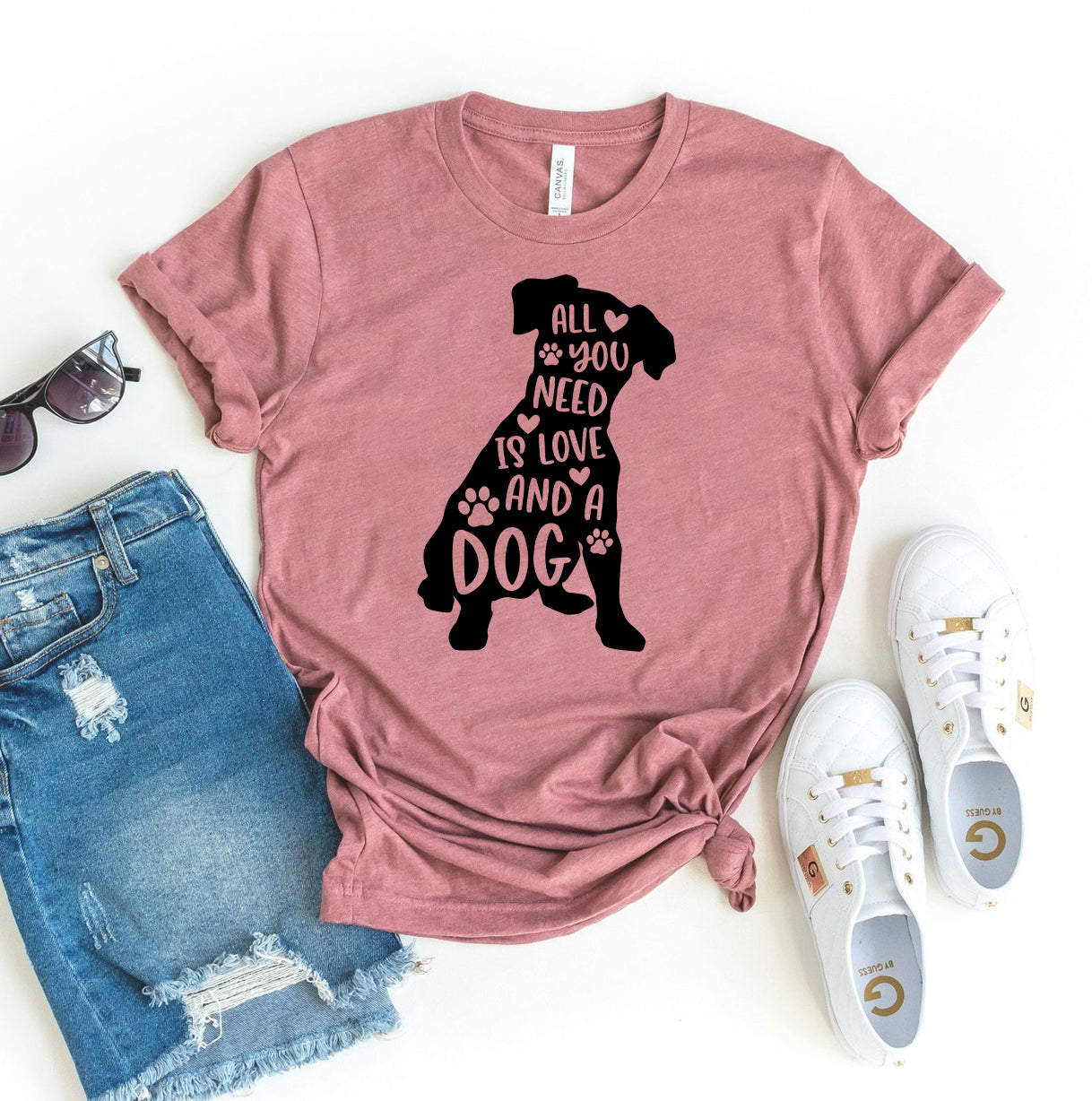 All You Need Is Love And A Dog T-shirt - Cart2u.ro