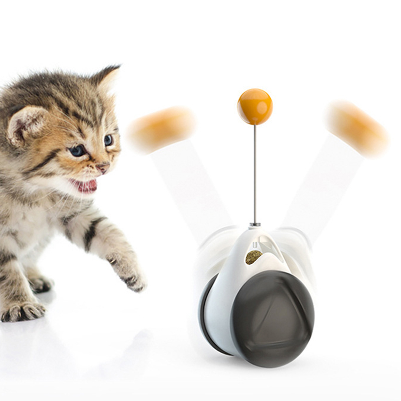 Tumbler Balanced Wheel Swinging Ball Cat Toy - Cart2u.ro