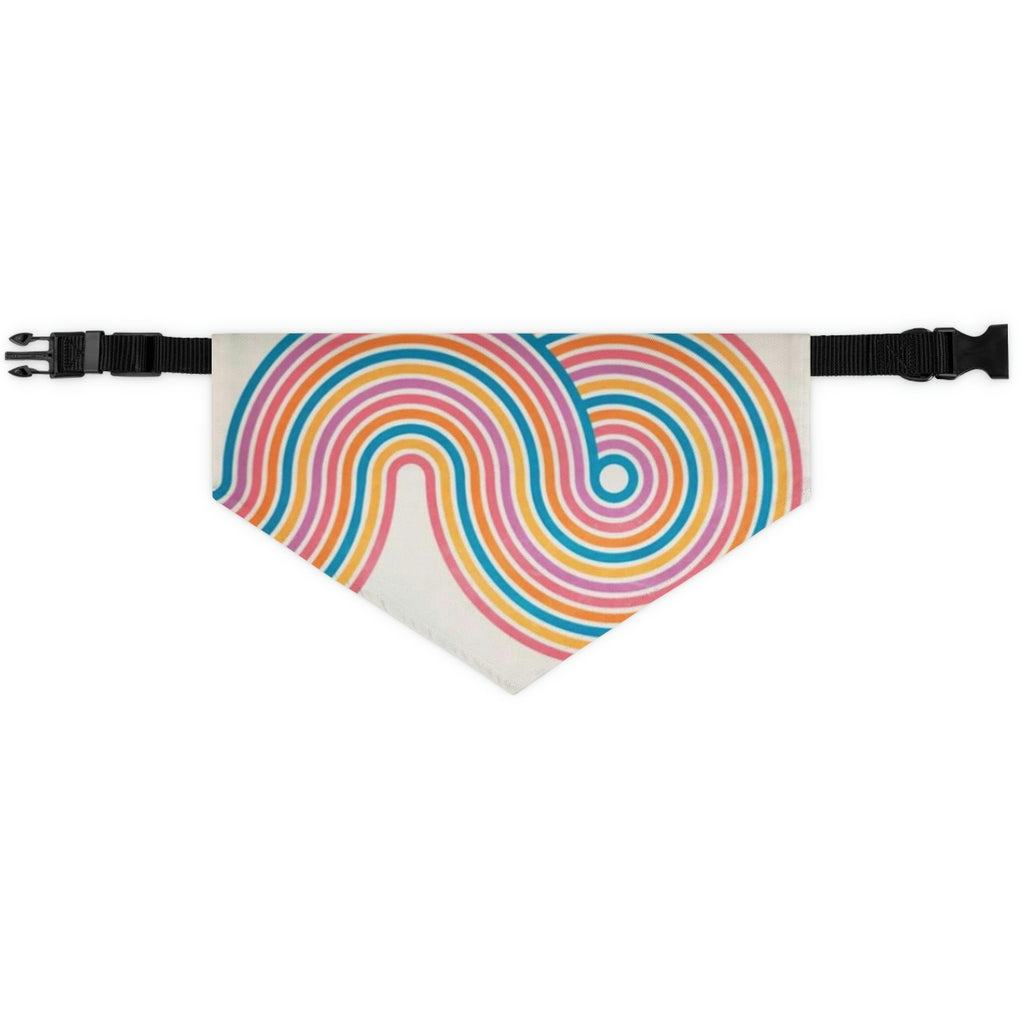 FAST SELLER Pet Bandana Collar - Retro Swirl - Cart2u.ro