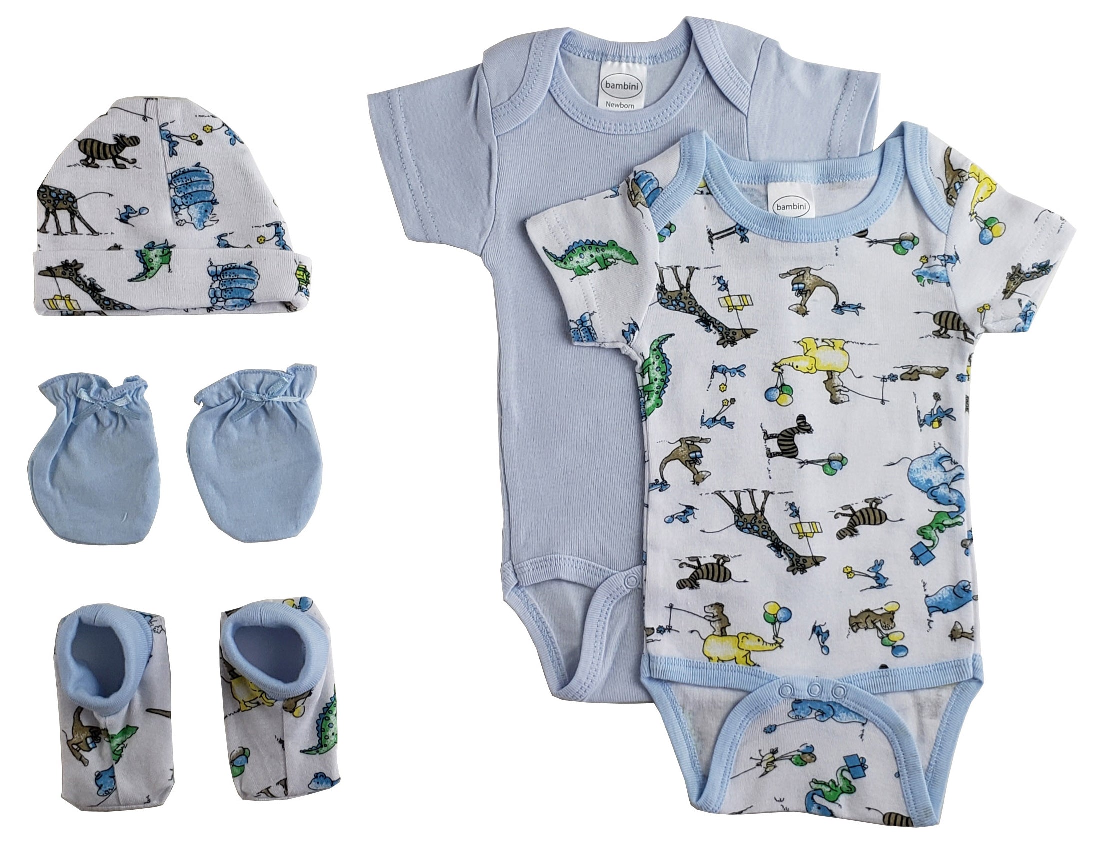 Newborn Baby Boys 5 Pc Layette Baby Shower Gift - Cart2u.ro