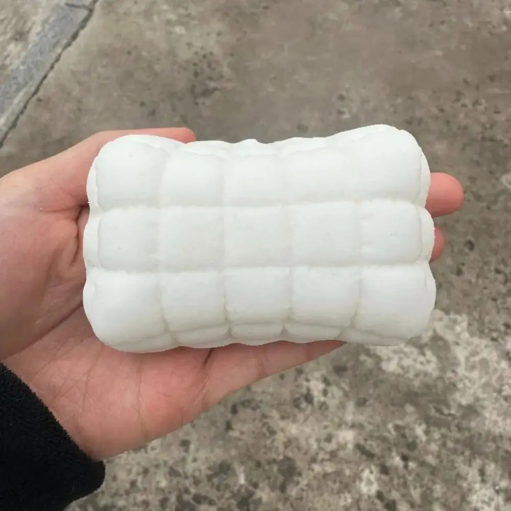Squishy Soap Fidget Toy Square Soap Milk White Stress Relieving Toy Slow Rebound Relieve Anxiety Sensory Toy Kids Birthday Party