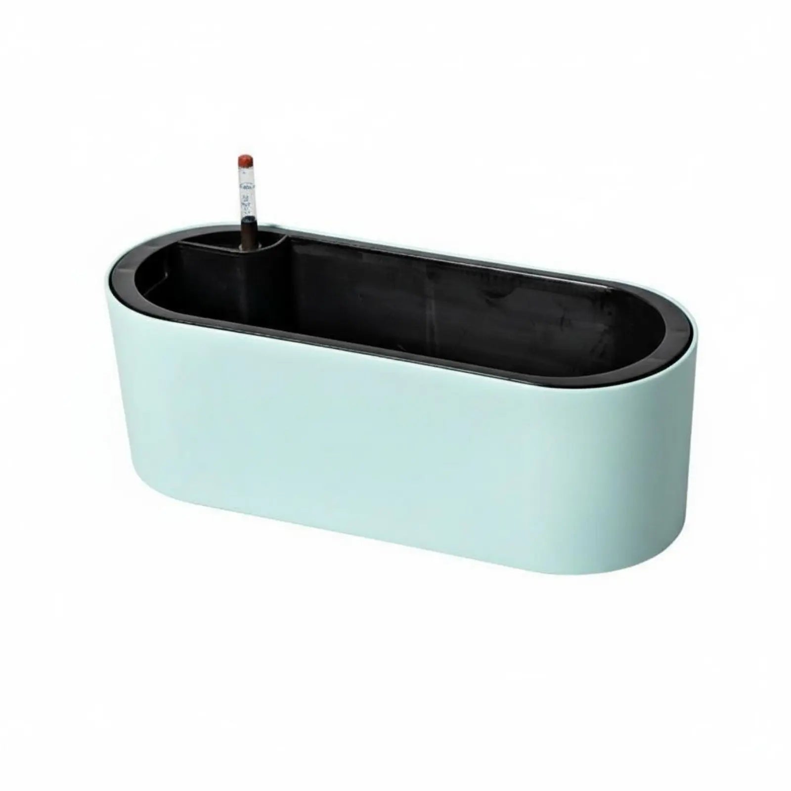 Rectangular Flower Pot with Legs Wall-Mountable Rectangular Hanging Planter Hanging Railing Planter Minimalist Design for Office cart2u.ro