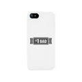 #1 Dad White Phone Case - Cart2u.ro