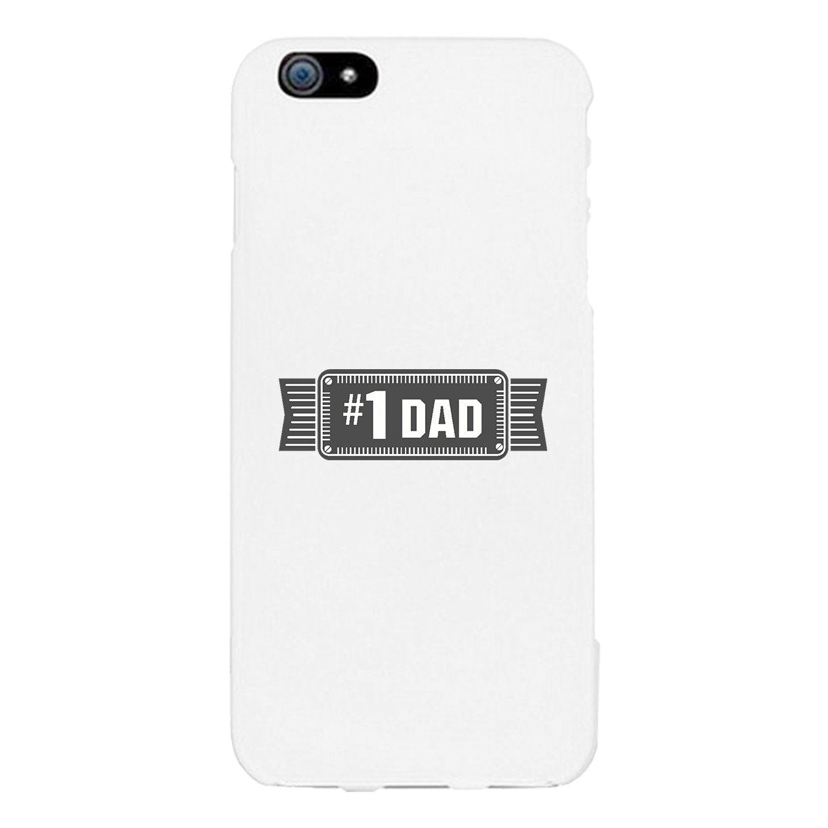 #1 Dad White Phone Case - Cart2u.ro