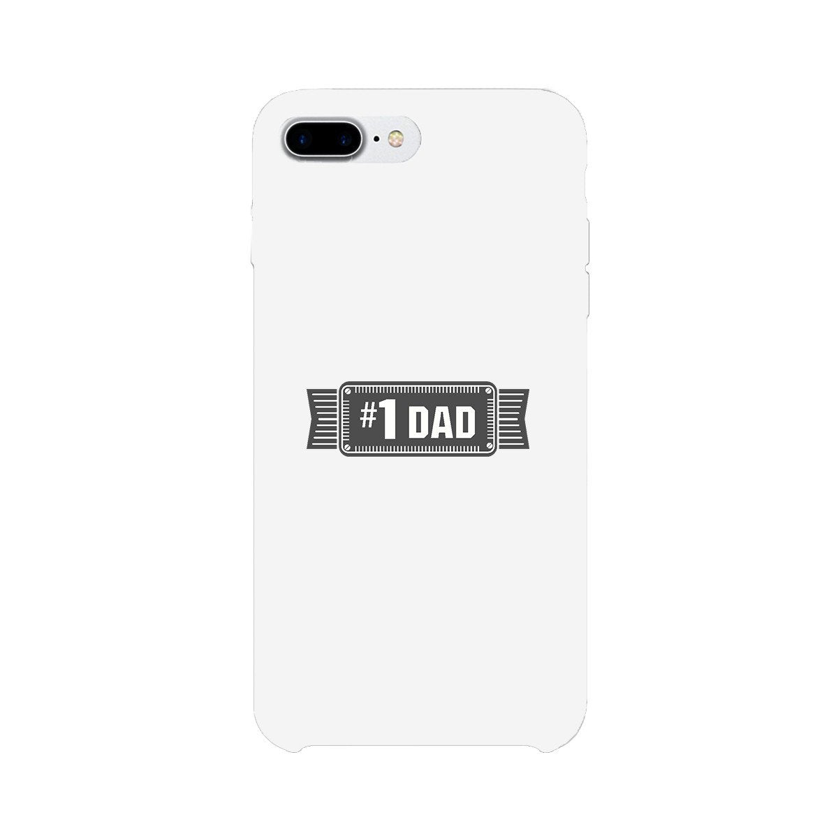 #1 Dad White Phone Case - Cart2u.ro
