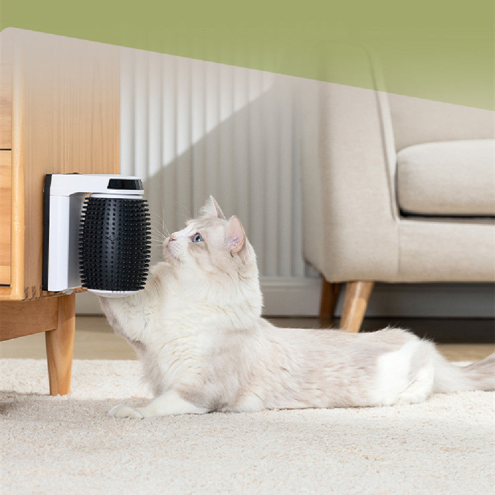 Automatic Cat Self Groomer Wall Corner Brushes Soft Cat Corner - Cart2u.ro
