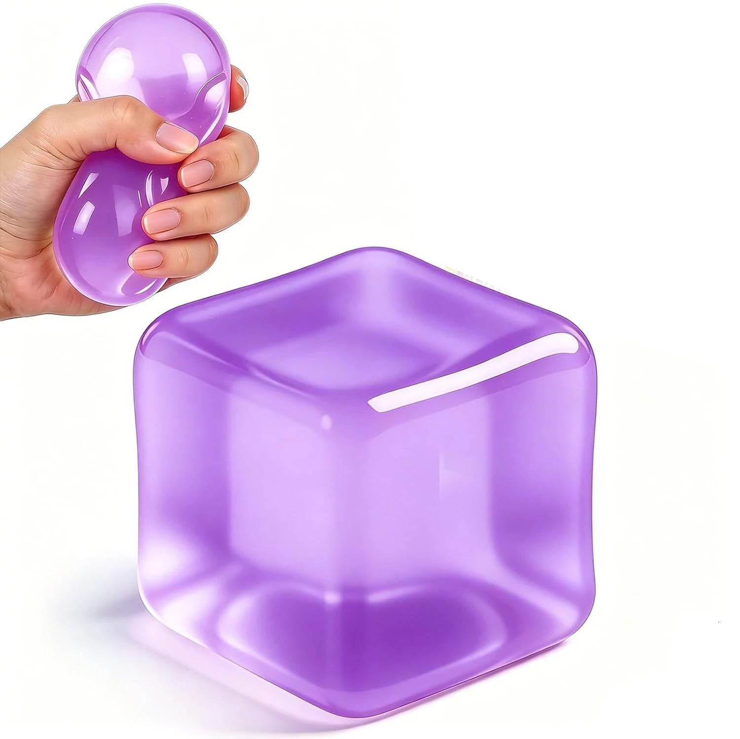 Vaseline Cracking Wax Ball Fidget Toy Handmade Cantaloupe Chocolate Squeeze Ball ASMR Sensory Stress Relief Decompression Gift cart2u.ro