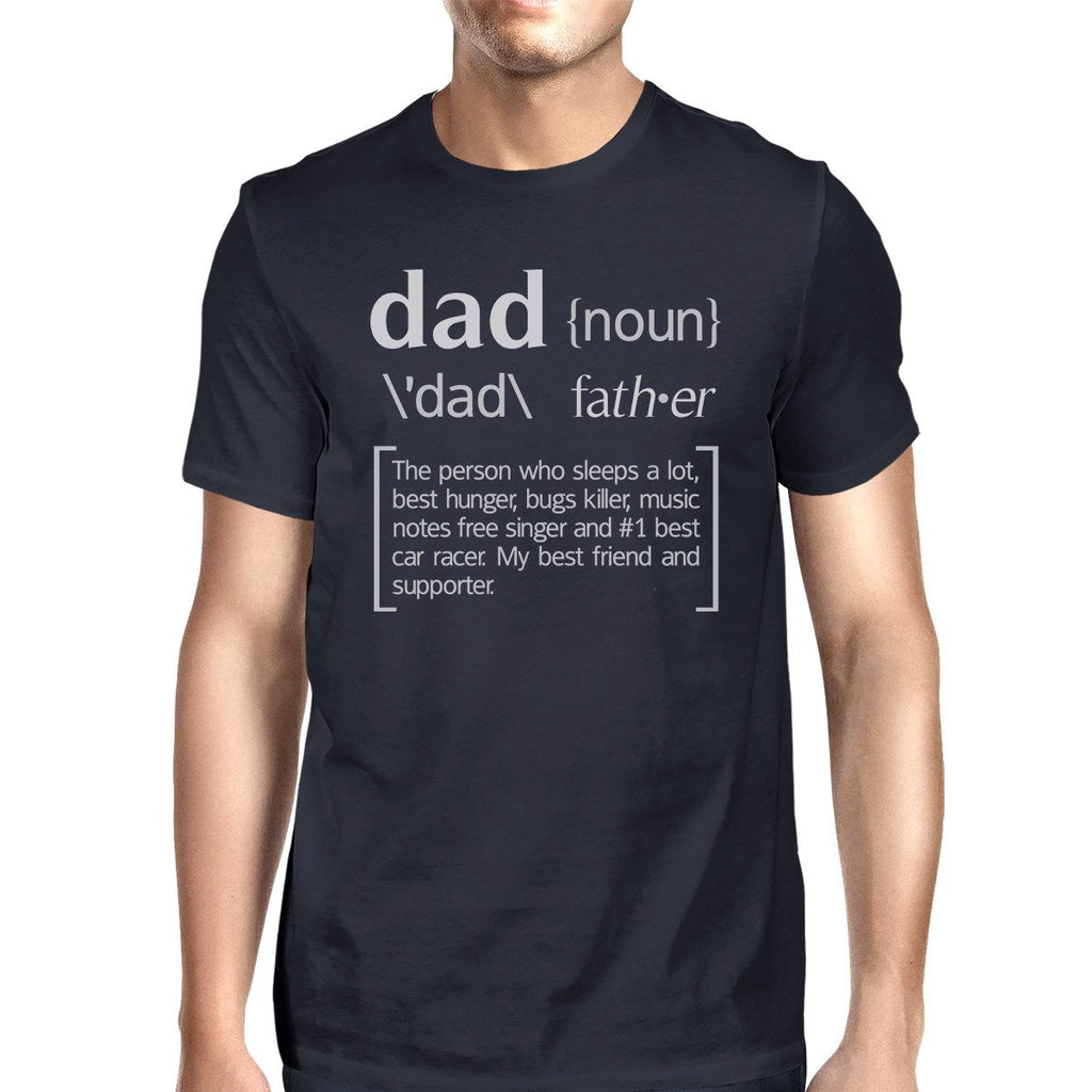 Dad Noun Navy Graphic T-shirt For Men Unique Dad - Cart2u.ro