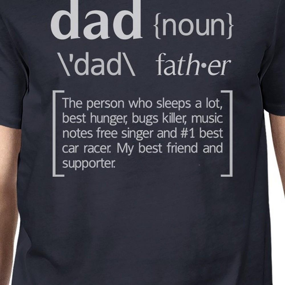 Dad Noun Navy Graphic T-shirt For Men Unique Dad - Cart2u.ro