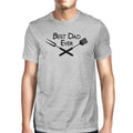 Best Bbq Dad Mens Gray Funny Graphic T-Shirt Cute - Cart2u.ro