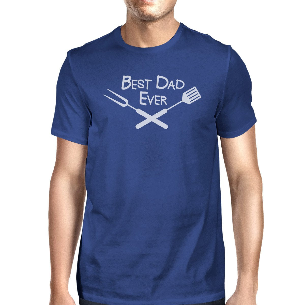 Best Bbq Dad Mens Blue Graphic Tee For Barbeque - Cart2u.ro