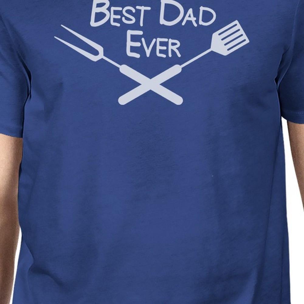Best Bbq Dad Mens Blue Graphic Tee For Barbeque - Cart2u.ro