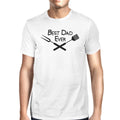 Best Bbq Dad Mens White Graphic Design T-Shirt - Cart2u.ro