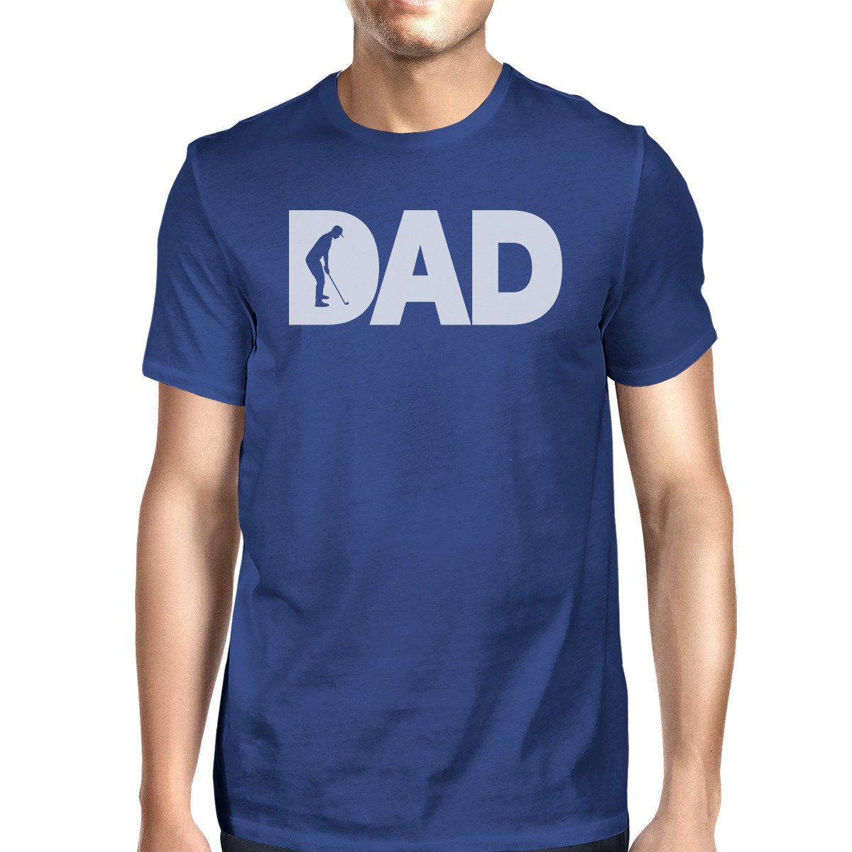 Dad Golf Mens Blue Cute Graphic Tee Unique Dad - Cart2u.ro