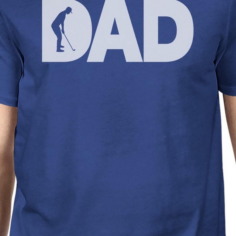 Dad Golf Mens Blue Cute Graphic Tee Unique Dad - Cart2u.ro