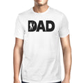 Dad Fish Mens White T-Shirt Funny Gifts For Dad