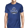Best Dad In The World Mens Blue Vintage Tee Cute - Cart2u.ro