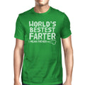 World's Bestest Farter Mens Green Round Neck - Cart2u.ro