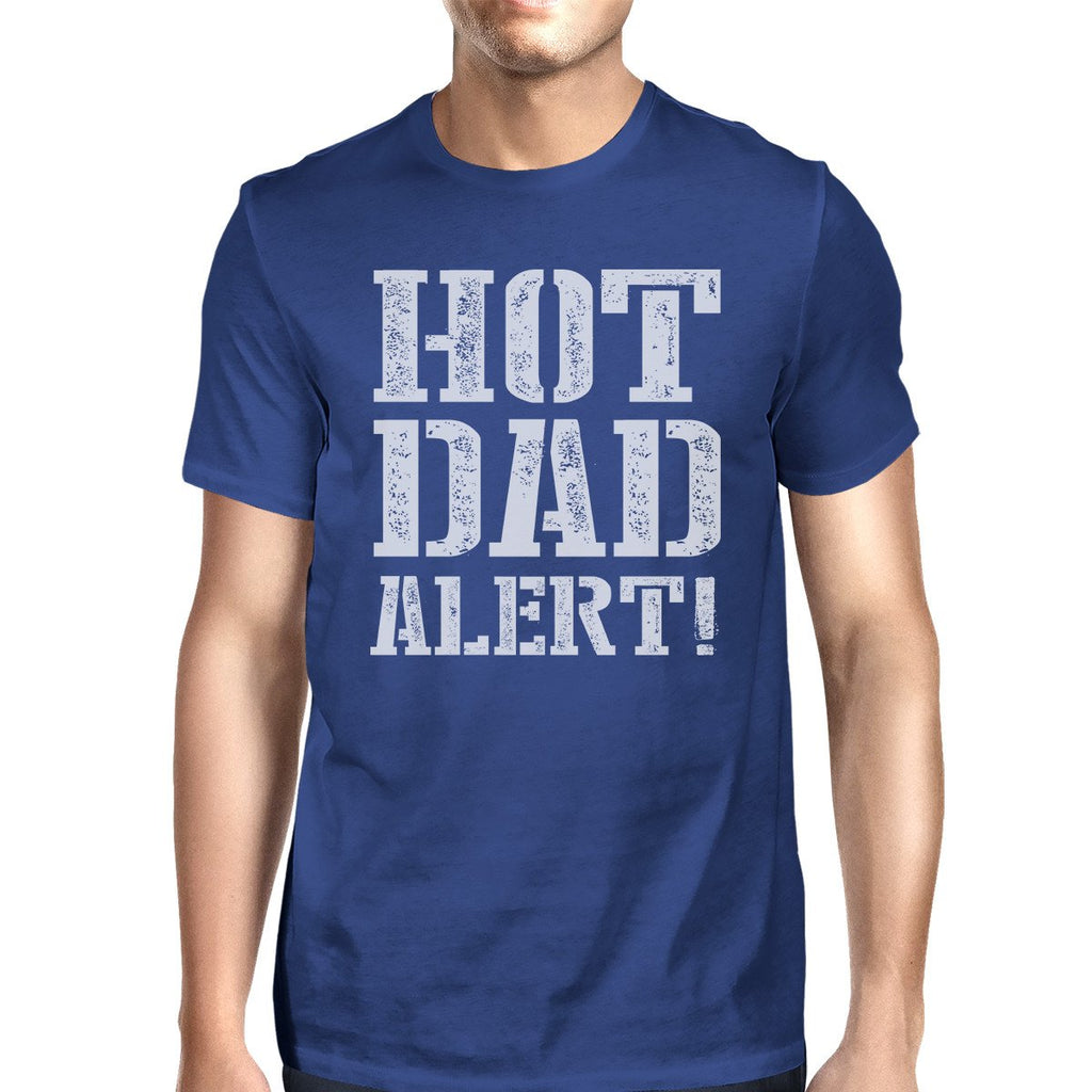 Hot Dad Alert Men's Short Sleeve T-Shirt Dad Gifts - Cart2u.ro