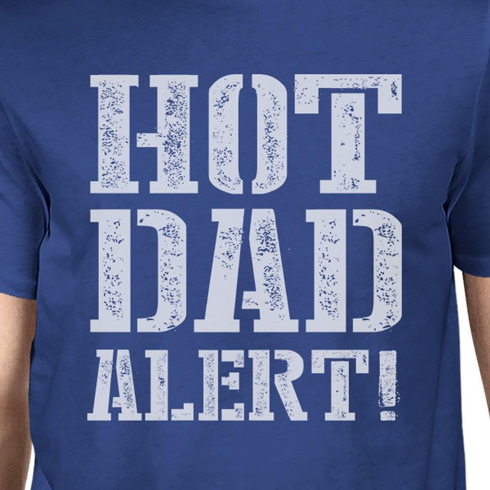 Hot Dad Alert Men's Short Sleeve T-Shirt Dad Gifts - Cart2u.ro