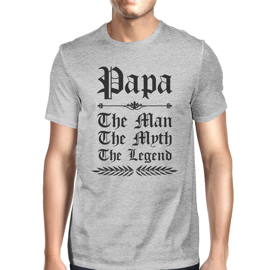 Vintage Gothic Papa Mens Popular Fathers Day Tee - Cart2u.ro
