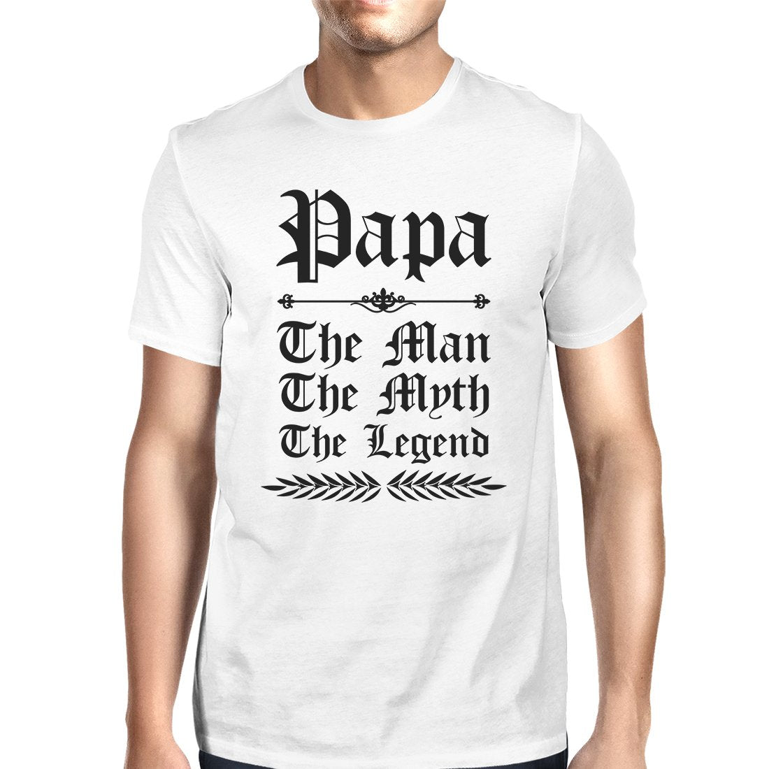 Vintage Gothic Papa Mens Popular Fathers Day Tee - Cart2u.ro