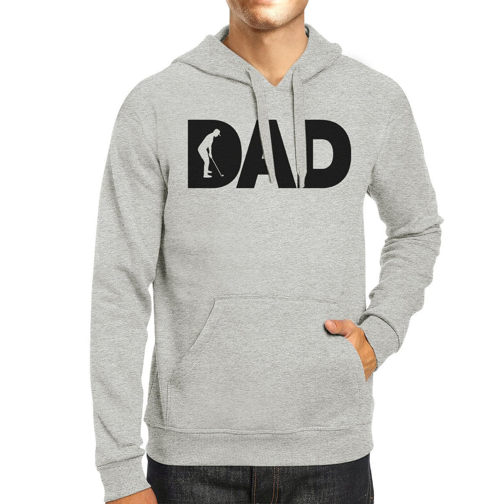 Dad Golf Unisex Grey Hoodie Funny Design Hoodie - Cart2u.ro