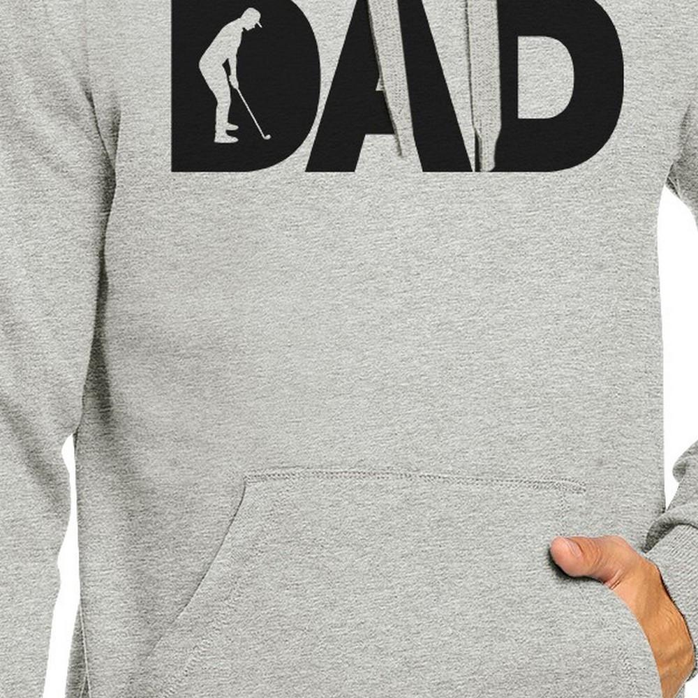 Dad Golf Unisex Grey Hoodie Funny Design Hoodie - Cart2u.ro