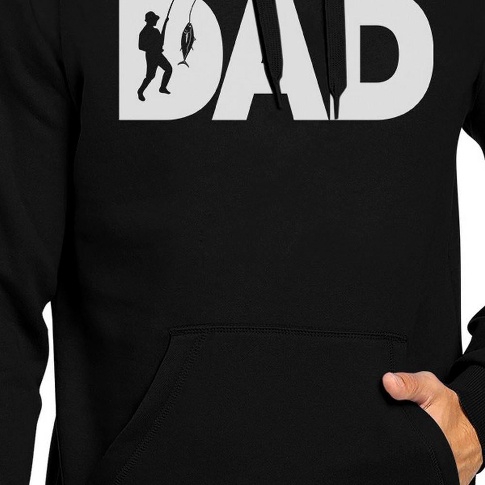 Dad Fish Black Hoodie Fathers Day Gifts For - Cart2u.ro