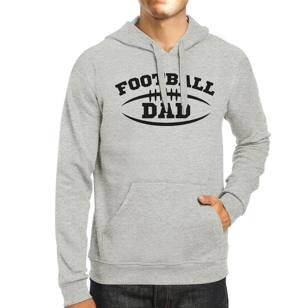 Football Dad Men's Grey Hoodie Funny Dad Hoodie - Cart2u.ro
