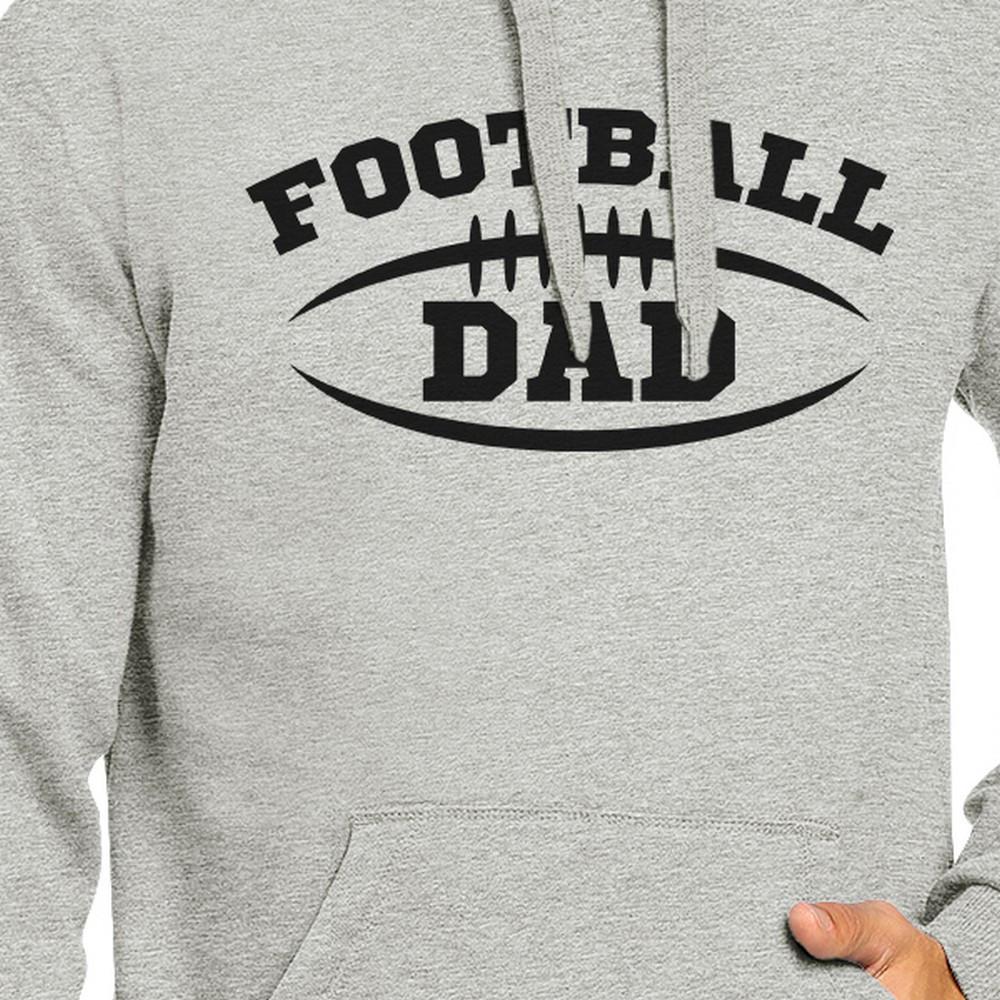 Football Dad Men's Grey Hoodie Funny Dad Hoodie - Cart2u.ro