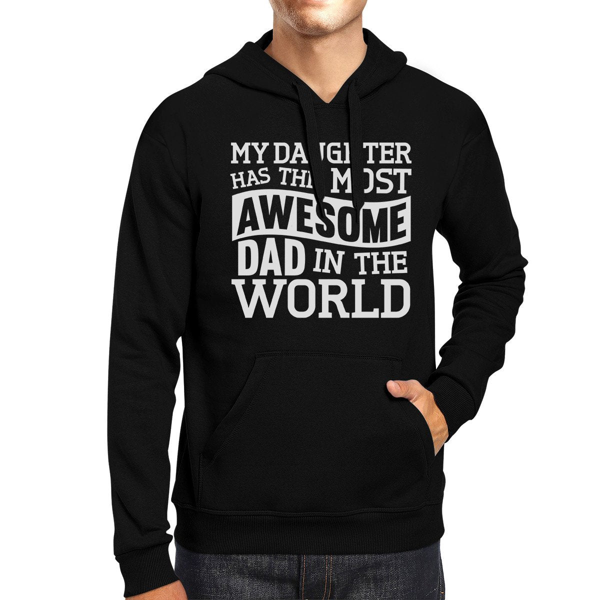 The Most Awesome Dad Mens Crewneck Hoodie Perfect - Cart2u.ro