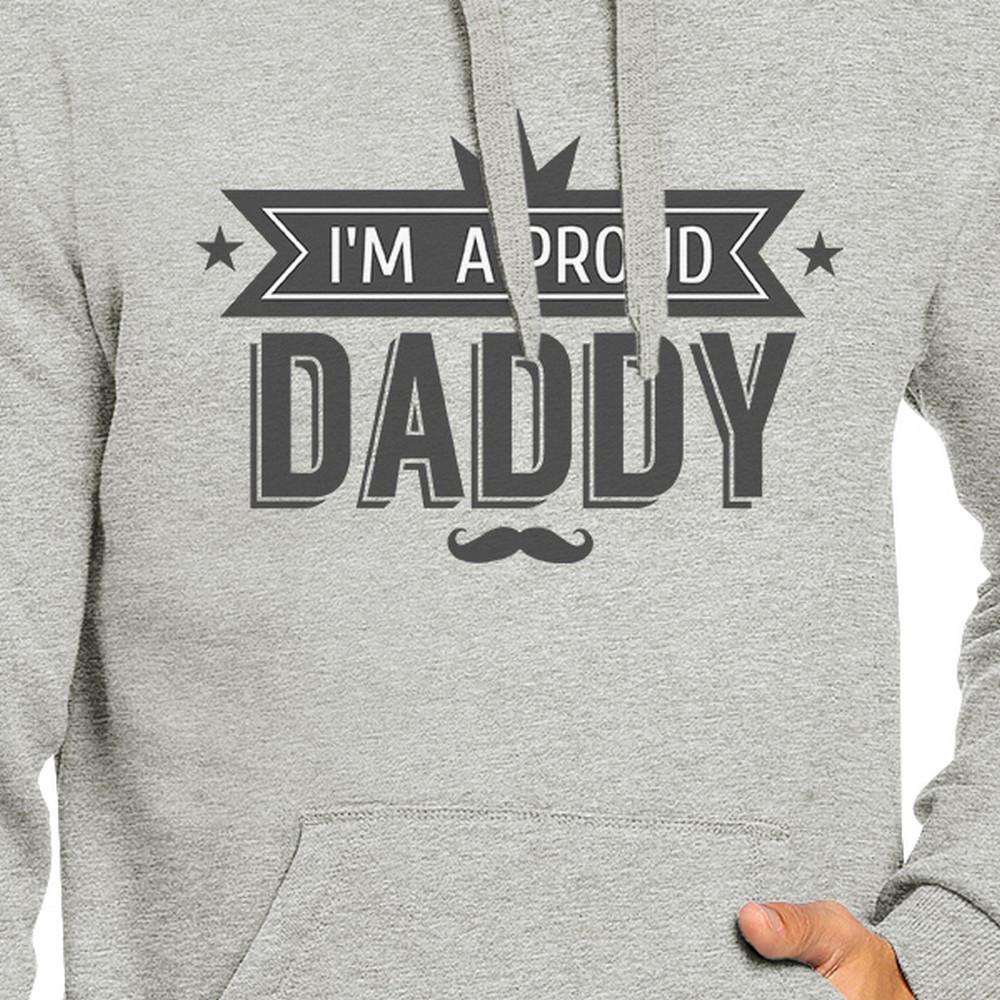 I'm A Proud Daddy Unisex Grey Vintage Design Teal Tiger
