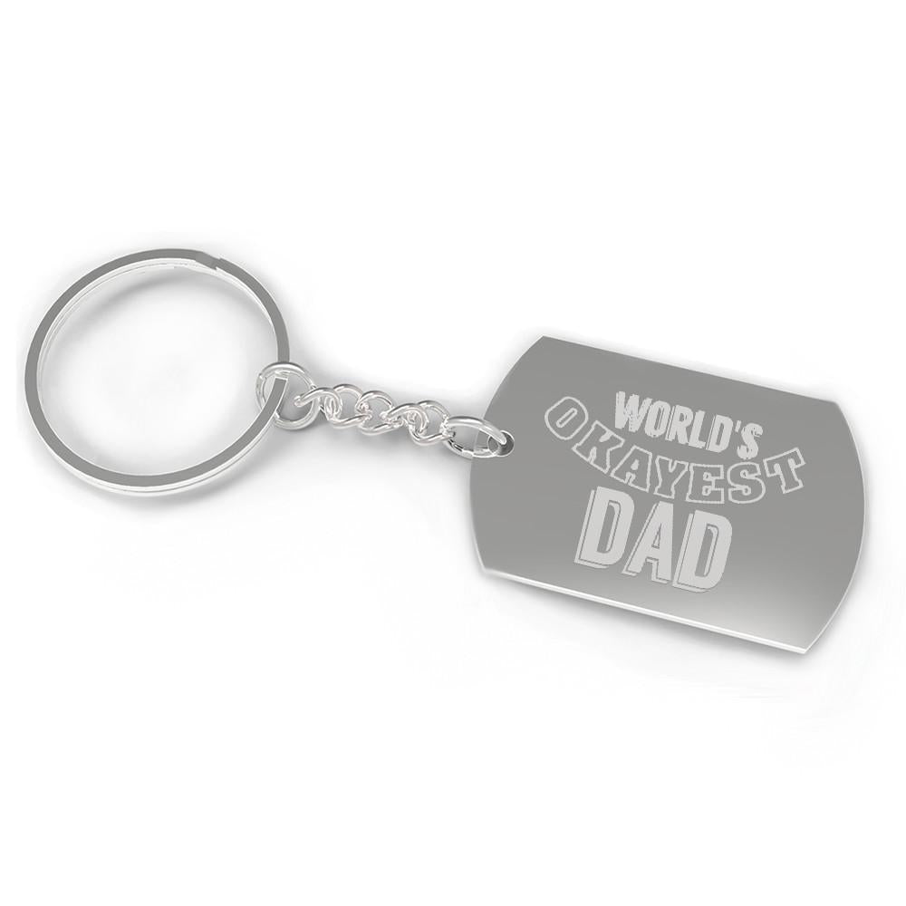 World's Okayest Dad Funny Cool Dad Gifts Humorous - Cart2u.ro