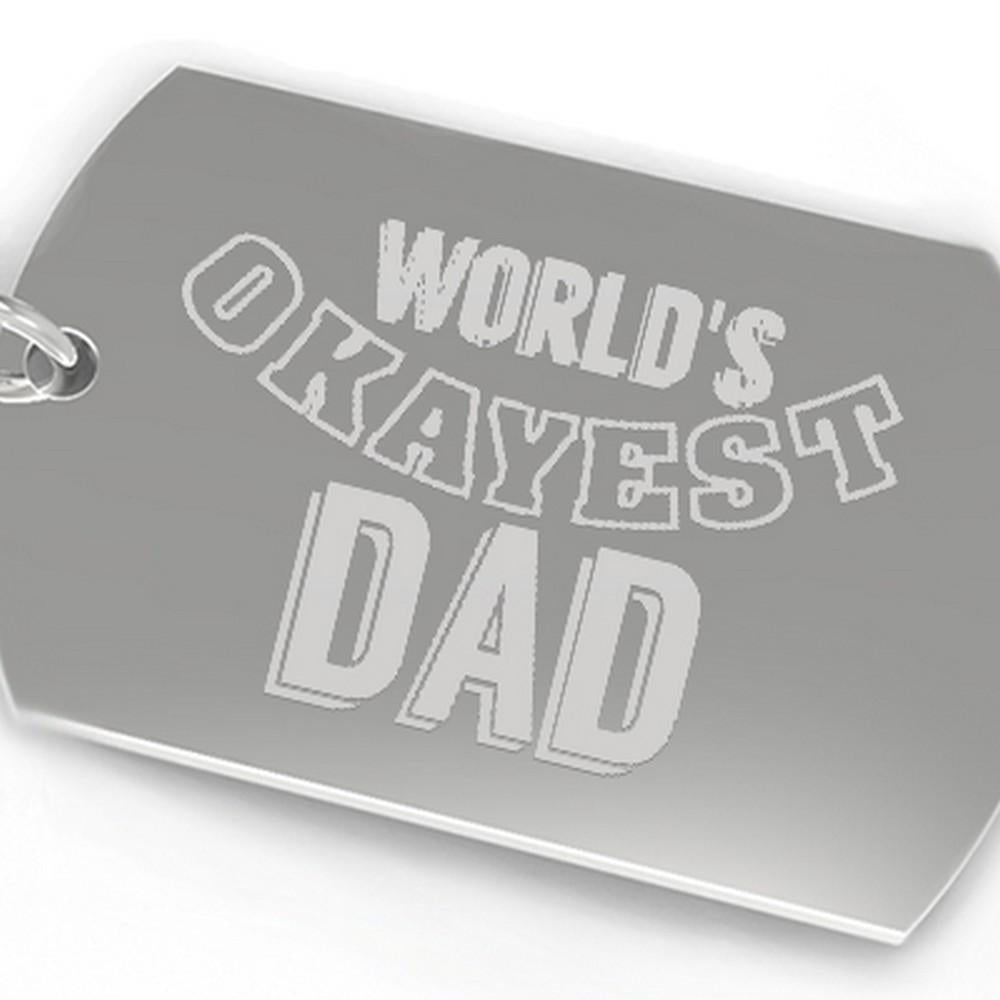 World's Okayest Dad Funny Cool Dad Gifts Humorous - Cart2u.ro