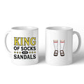 King Of Socks And Sandals Funny Design Mug Funny - Cart2u.ro