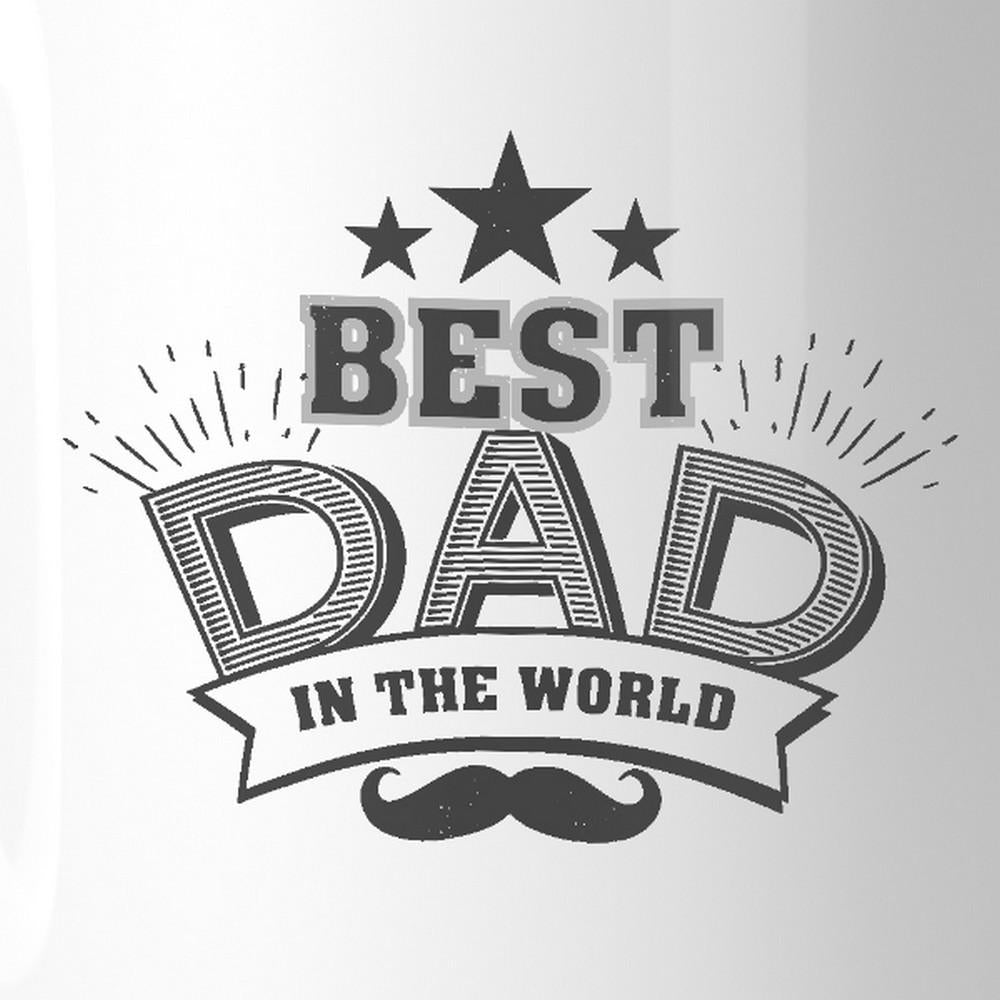 Best Dad In The World Fathers Day Mug Cup - Cart2u.ro