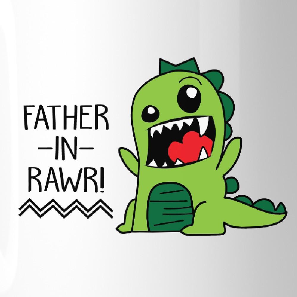 Father-In-Rawr 11oz Ceramic Coffee Mug Funny Gift - Cart2u.ro