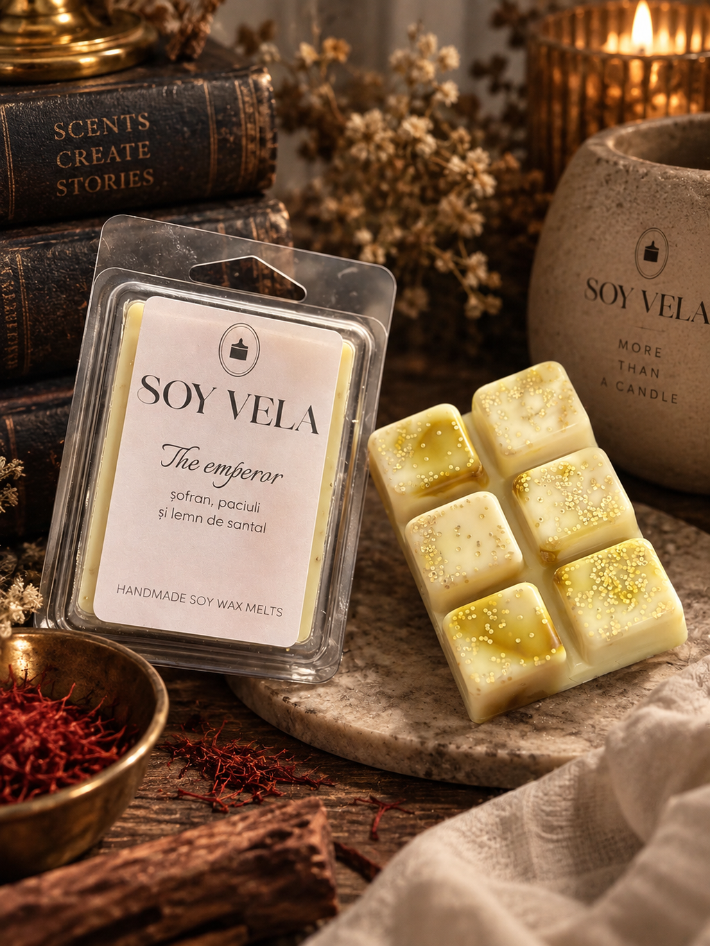 Ceară parfumată The Emperor SOY VELA