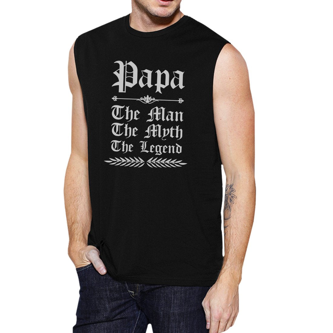 Vintage Gothic Papa Mens Popular Workout Gym - Cart2u.ro