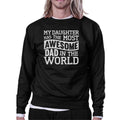 The Most Awesome Dad Mens Crewneck Sweatshirt - Cart2u.ro